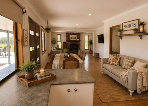 Scenic Country Escape Peaceful 4BR Farm Stay
