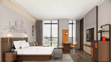 Basic Single Room, City View | In-room safe, blackout curtains, bed sheets