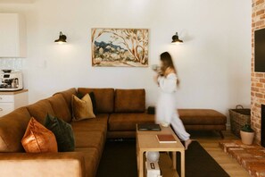 Living area - Escape Two - Luxury romantic vineyard villa, sunset views & outdoor bath (McLaren Vale)