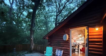 Cozy 2-bedroom log cabin in tranquil Holly Lake Ranch
