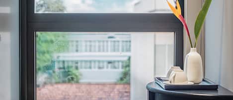 Deluxe-Doppel- oder -Zweibettzimmer, Balkon, Stadtblick | Blick auf die Stadt