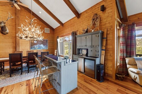 Secluded Mountain Ranch Home on 217 acres | Views | Fireplace | Hot Tub | Trout Pond