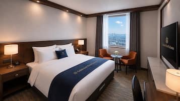 Random Room Assignment at Check-in (Free Hangang Ramyeon, Welcome Drink, Cookie, Netflix) | Premium bedding, memory foam beds, minibar, in-room safe