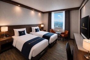 Standard Twin Room (Free Hangang Ramyeon, Welcome Drink, Cookie, Netflix) | Premium bedding, memory foam beds, minibar, in-room safe - Goldcoast hotel Incheon (Incheon)