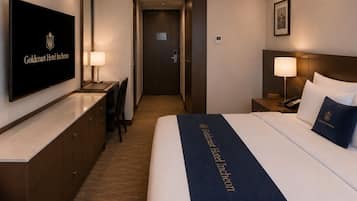 Habitación doble | Ropa de cama de alta calidad, colchones viscoelásticos, minibar