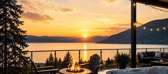 Okanagan Hideaway, Lake views & Outdoor Adventure, pet friendly and fun!