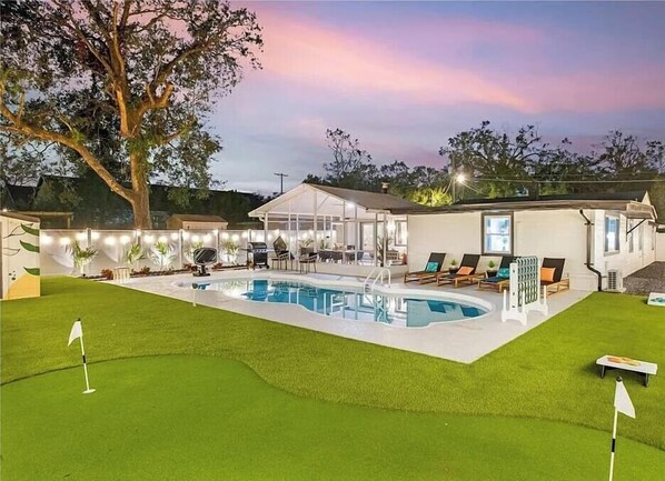 Pool - 5BR Tampa Retreat | Private Pool & Fenced Yard (Tampa)