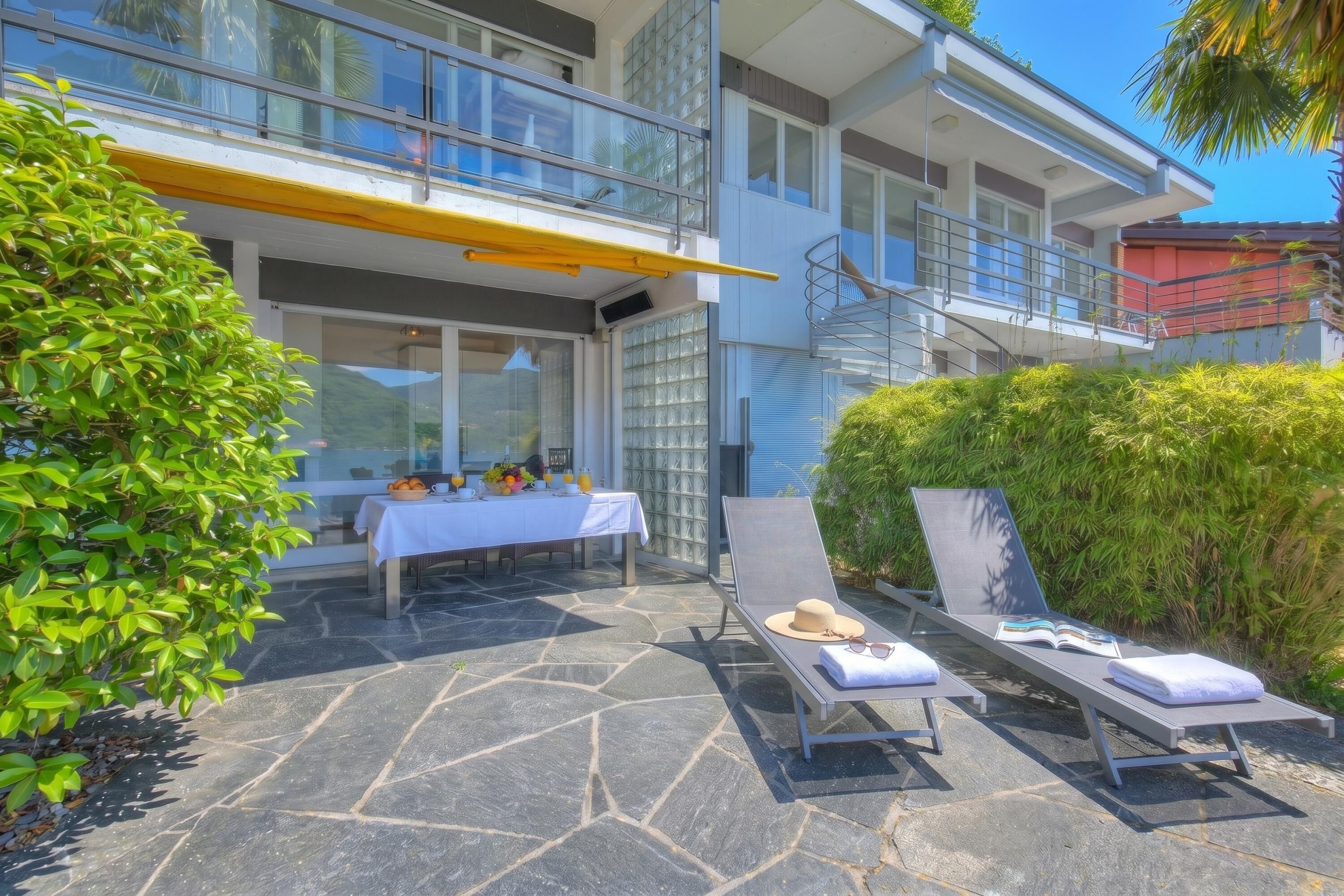 Honeymoon-Haus, 1 Schlafzimmer, Balkon, Seeseite (Bellariva On The Lake with View) | Speisen im Freien