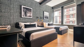 Iron/ironing board, travel crib, WiFi, bed sheets