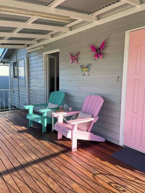 Ferienhaus, 2 Schlafzimmer, Balkon | Terrasse/Patio