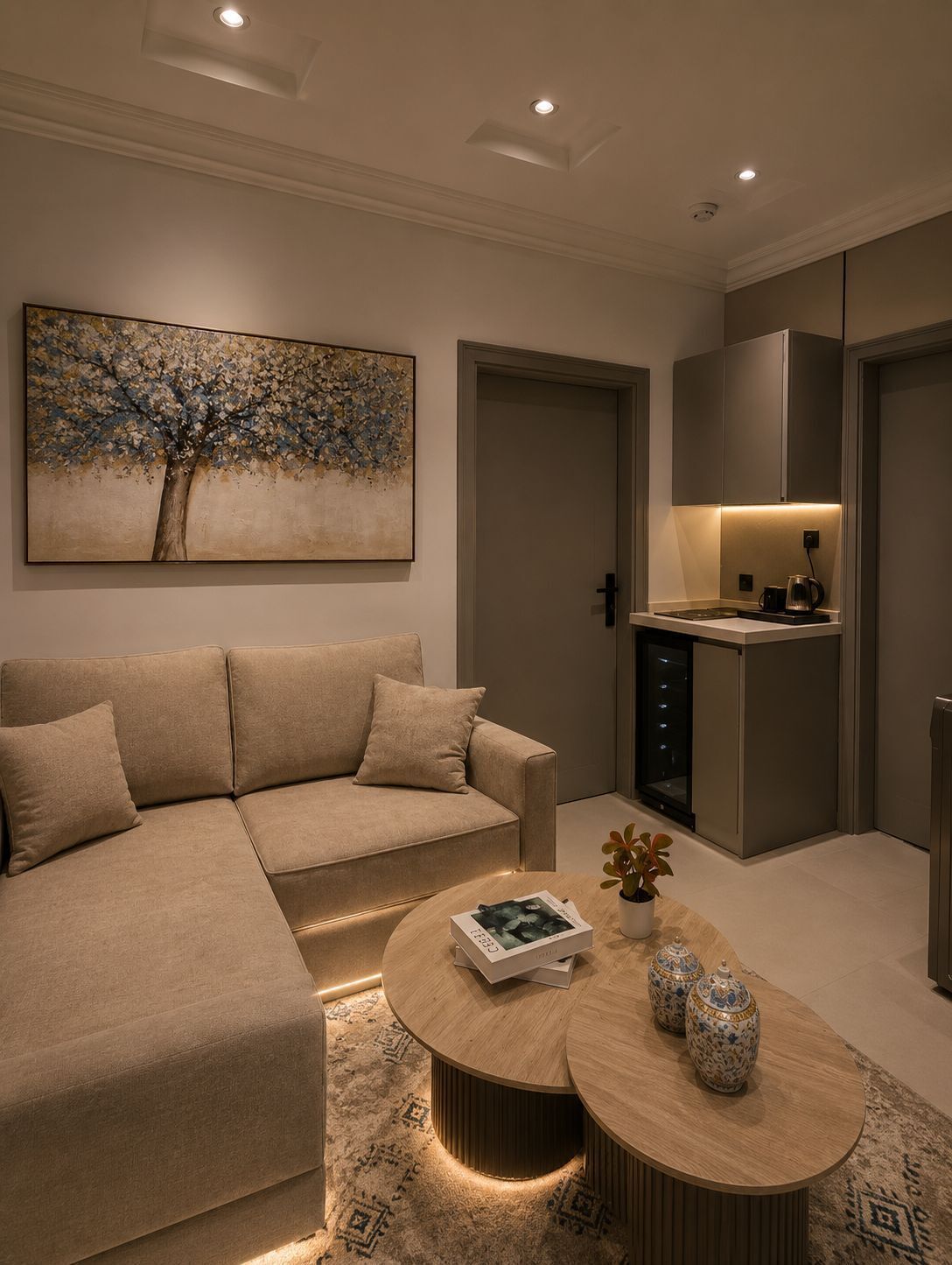 Luxury Condo 402 | Living area