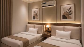 Blackout curtains, iron/ironing board, free WiFi