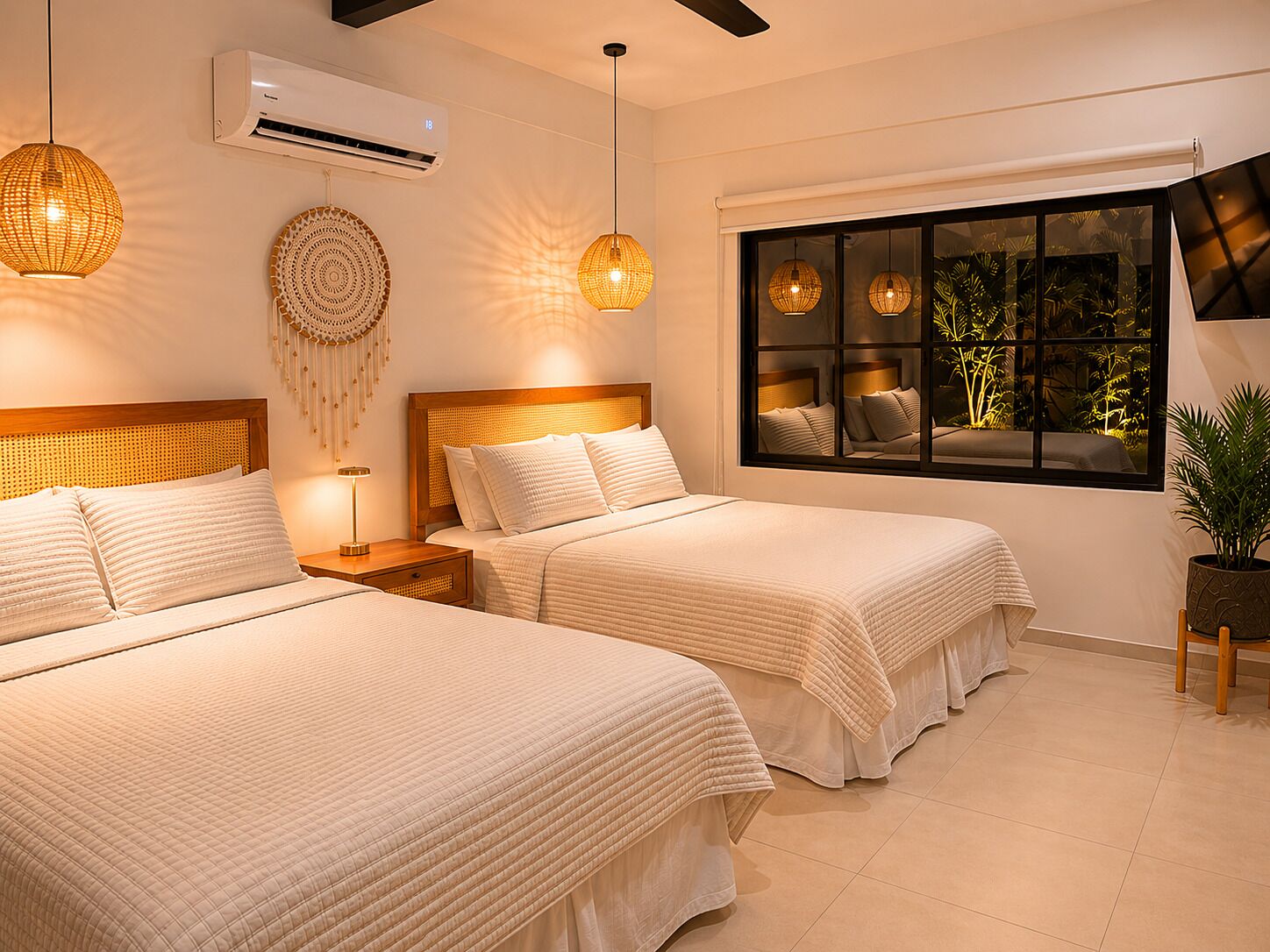 3 bedrooms, iron/ironing board, travel crib, WiFi (free)