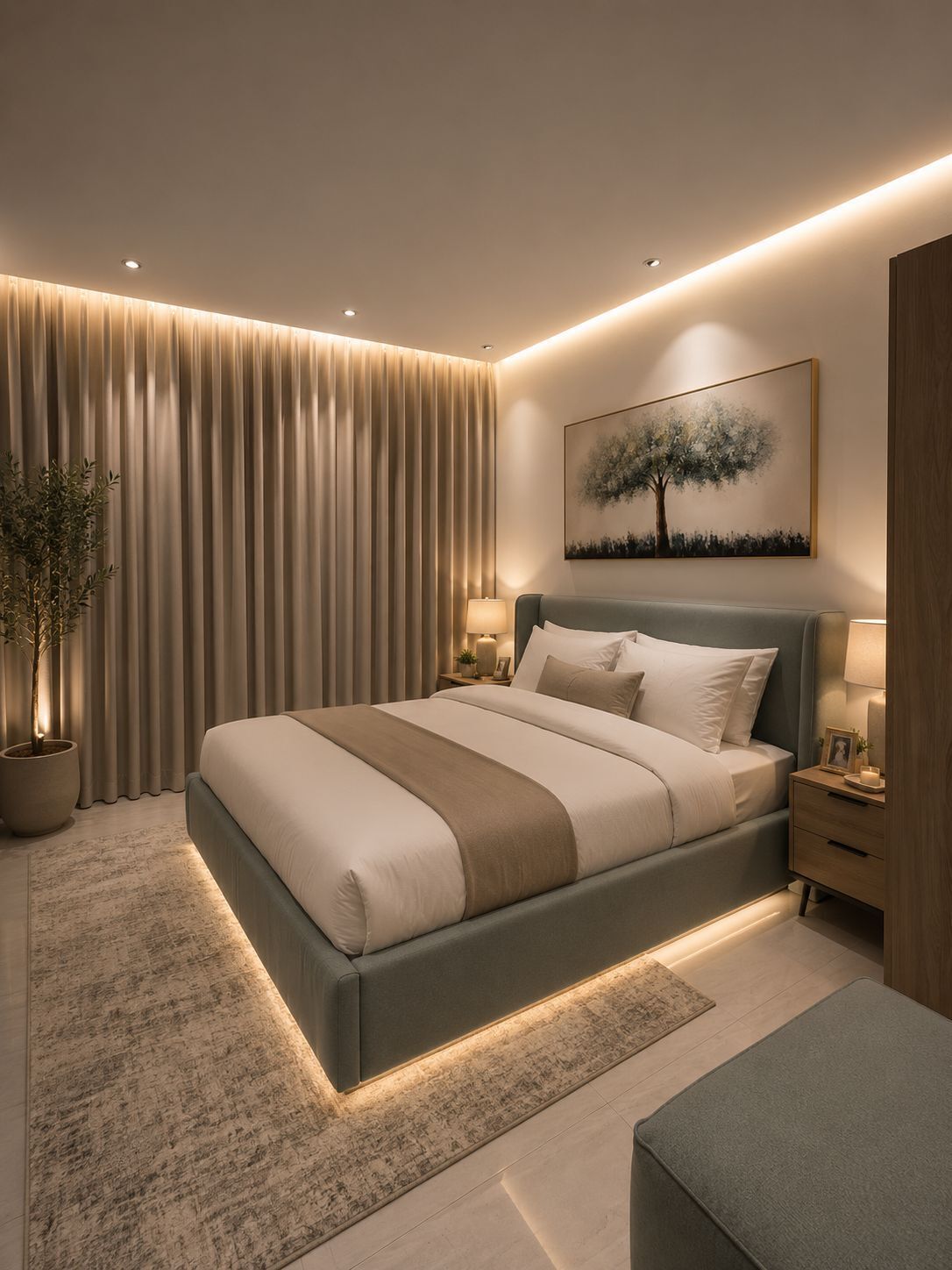 Appartement Confort | Coffres-forts dans les chambres, rideaux occultants