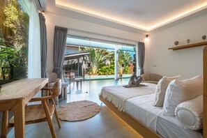 2 bedrooms, travel cot, free WiFi, bed sheets - Bingin Villas: Luxury, Concierge & Security (Badung)