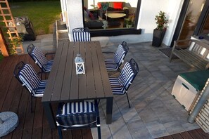 Outdoor dining - Holiday apartment with 3 bedrooms (Monschau)