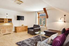 Living area - Holiday apartment with 1 bedroom (Rettenberg)