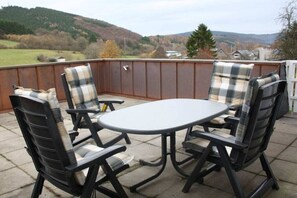 Outdoor dining - Holiday apartment with 1 bedroom (Olsberg)
