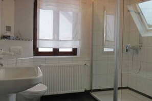 Shower, hair dryer - Holiday home with 1 bedroom (Gossersweiler-Stein)