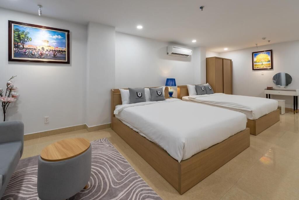 Standard Quadruple Room, City View | Soundproofing, iron/ironing board, free WiFi