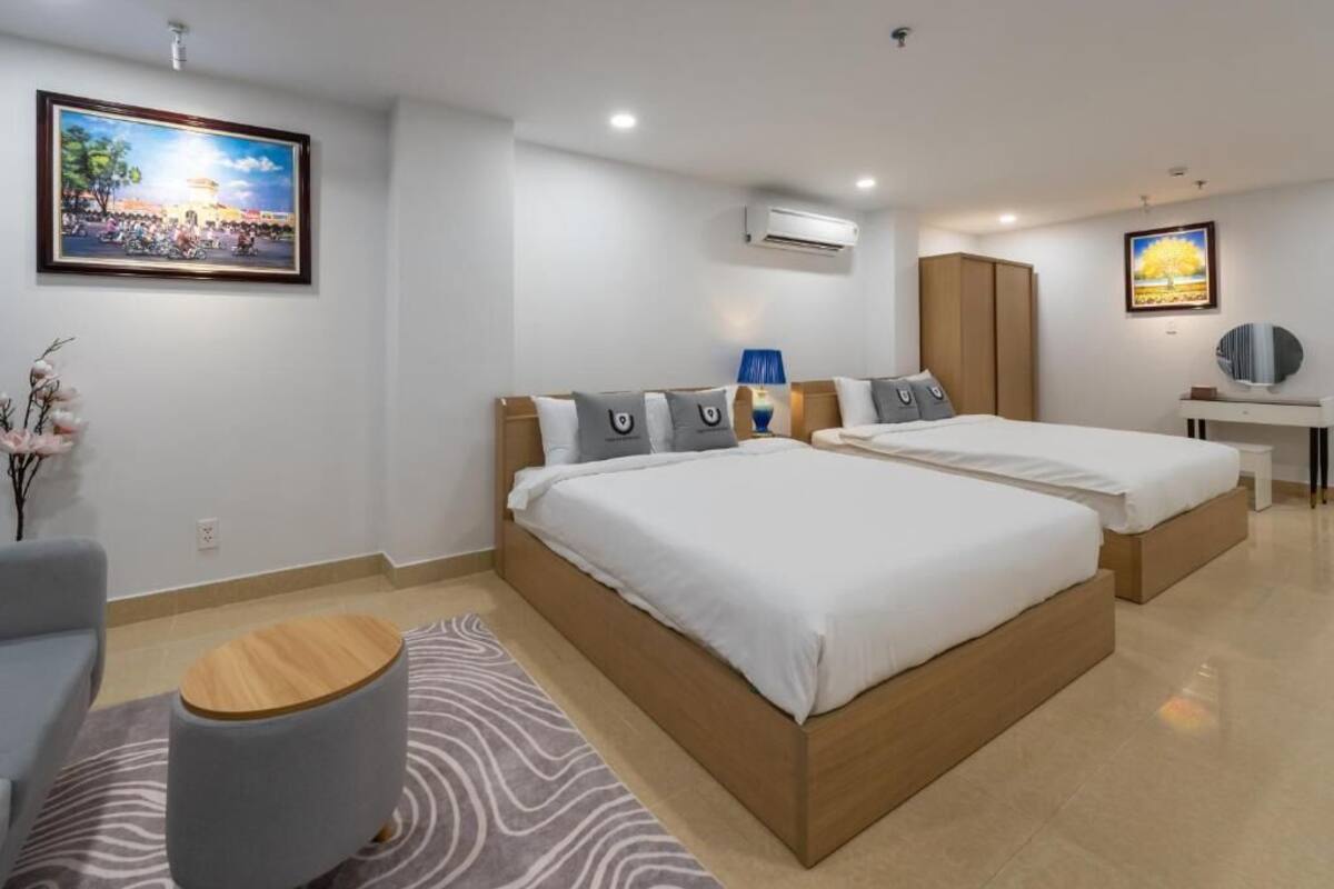 Standard Quadruple Room, City View | Soundproofing, iron/ironing board, free WiFi