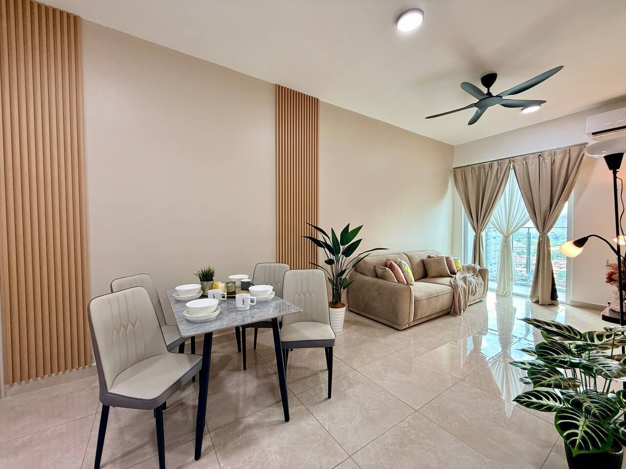 Executive-Apartment, Stadtblick | Speisen