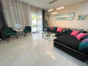 Apartment, Sea View | Living area - Apartmen Jasminka 1 (Dramalj)