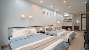 Deluxe Double Room, Balcony, City View | Desk, laptop workspace, iron/ironing board, free WiFi