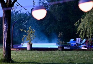 Pool - Charming house between Bayeux and the sea Heated swimming pool& SPA (Bazenville)