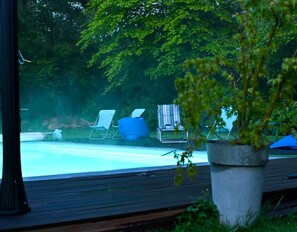 Pool - Charming house between Bayeux and the sea Heated swimming pool& SPA (Bazenville)