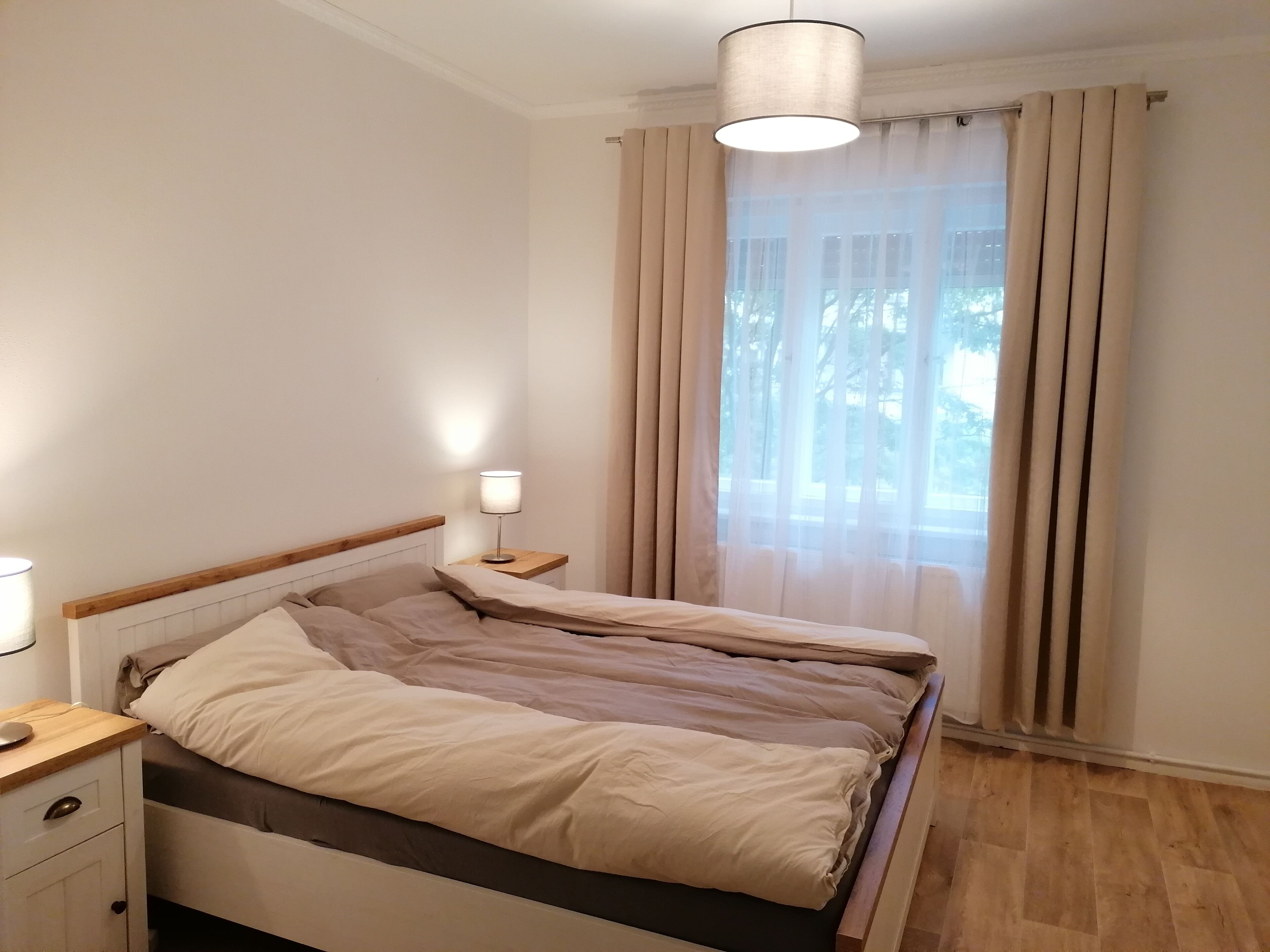 1 bedroom, iron/ironing board, bed sheets