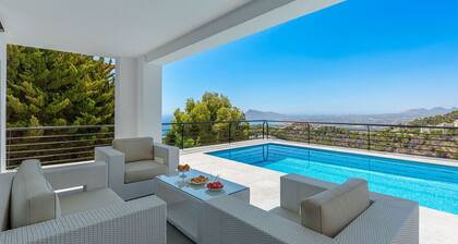 Villa Azita is a spectacular Luxury Villa in Altea Hills, Panoramic Sea Views