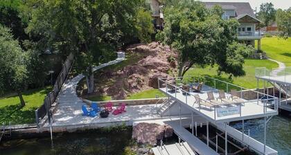 Lakefront home with WiFi, entertainment, dock & lake views - dogs OK