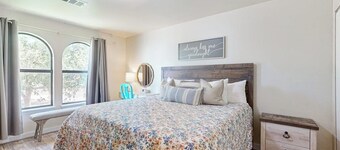 Blue Casa Rio | Riverfront oasis with private beach, deck & fire pit
