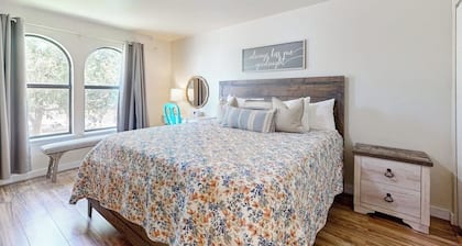 Blue Casa Rio | Riverfront oasis with private beach, deck & fire pit