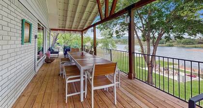 Waterfront home w/kayaks, game room, firepit, & enormous deck