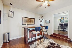 Interior - Waterfront house on Lake LBJ with full kitchen, patio, pool table & dog-friendly (Granite Shoals)