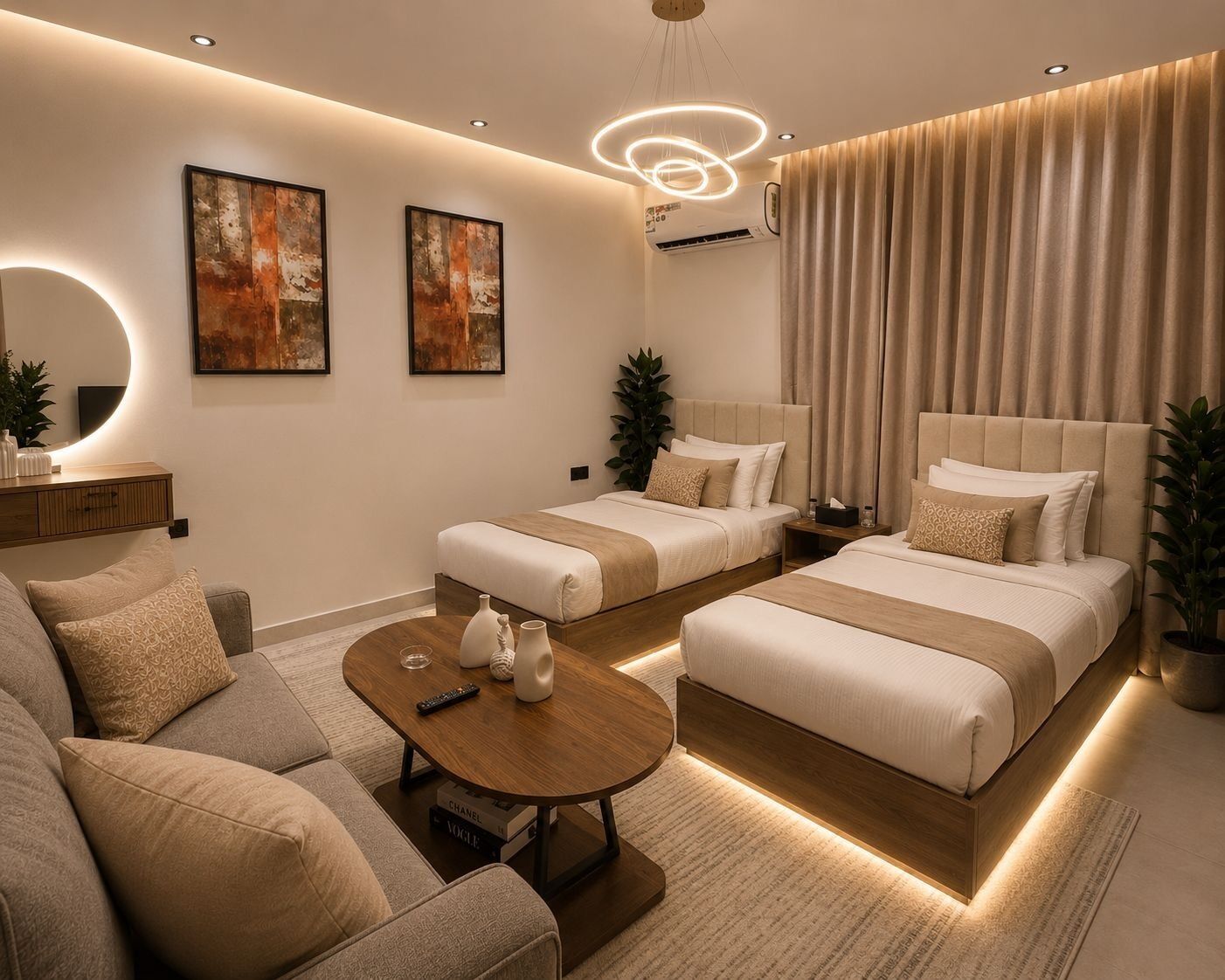Luxury Studio, Smoking, Tower | Blackout curtains, iron/ironing board, free WiFi