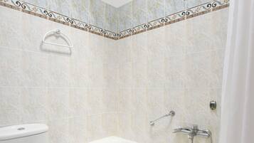 Towels, soap, toilet paper