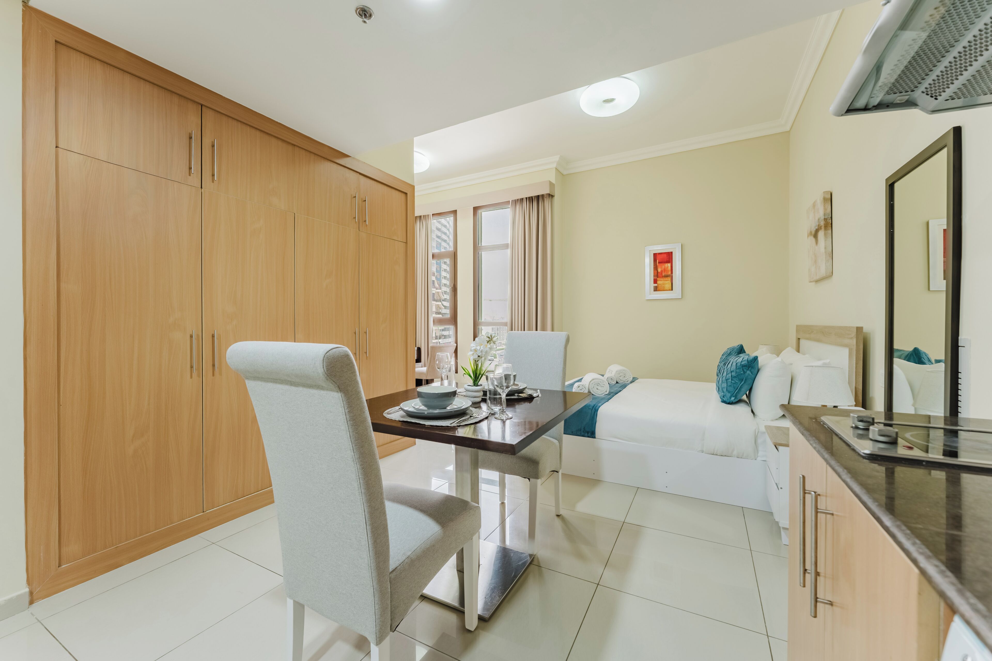 Classic Studio, 1 Double Bed, City View | In-room safe, desk, blackout drapes, soundproofing