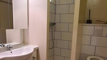 Shower, hair dryer