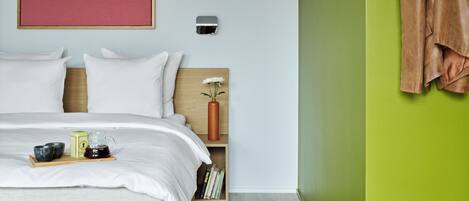 Studio Supérieur, 1 grand lit, non-fumeurs | Literie hypoallergénique, espace de travail pour ordinateur portable