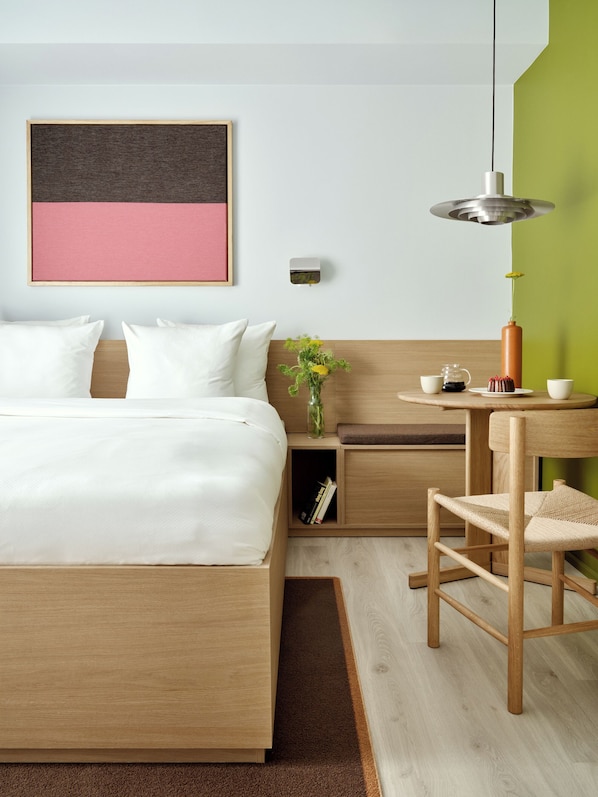 Studio Deluxe, 1 grand lit et 1 canapé-lit, non-fumeur | Literie hypoallergénique, espace de travail pour ordinateurs portables