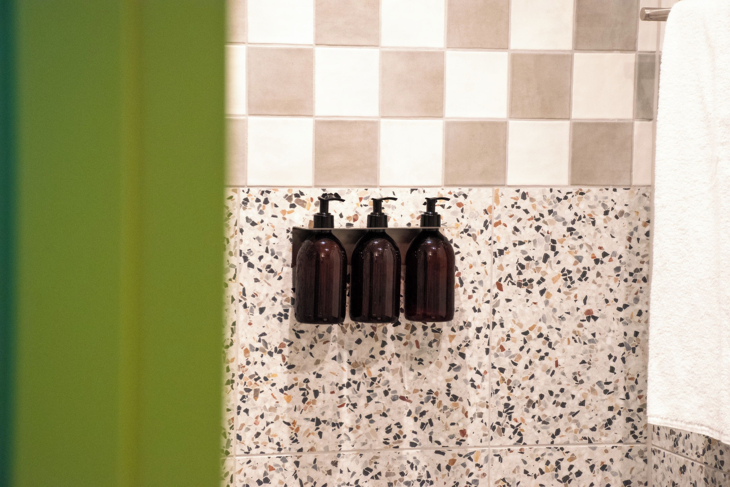 Shower, eco-friendly toiletries, hair dryer, heated floors