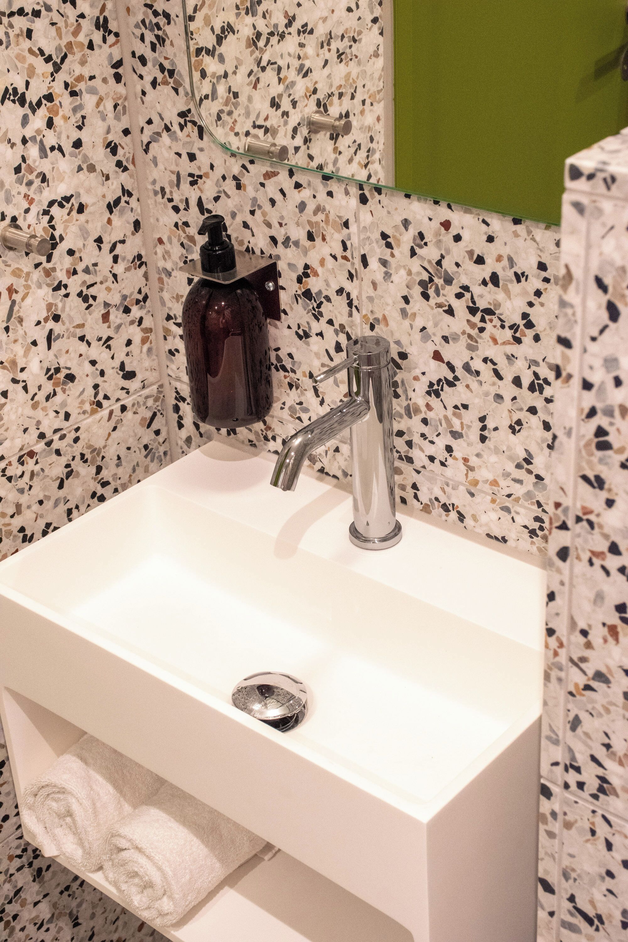 Shower, eco-friendly toiletries, hair dryer, heated floors