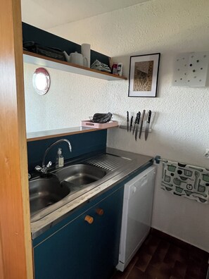 Interior - Charming 2-room apartment with magnificent sea view (Grosseto-Prugna)