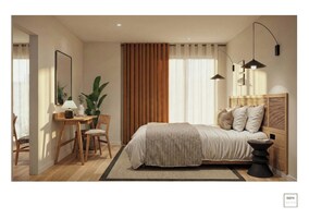 Apartamento standard, acessível para pessoas com deficiência física, de frente para o mar | Escrivaninha, espaço de trabalho para notebook