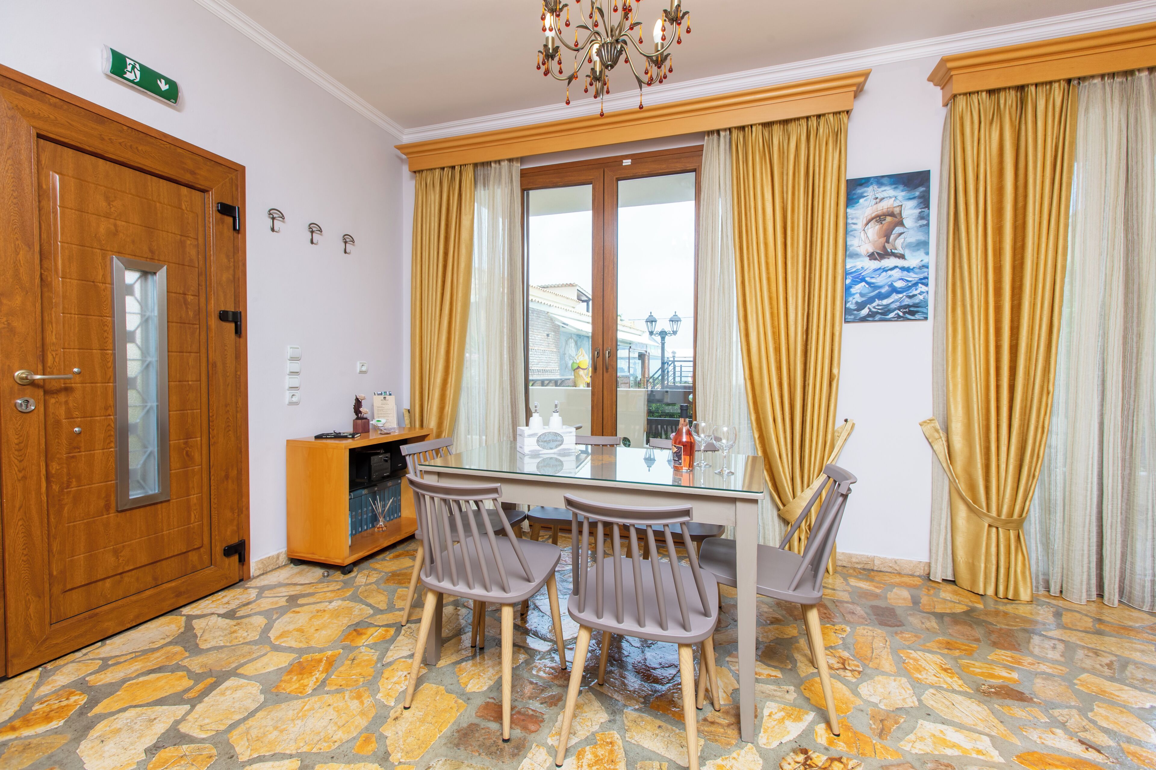 Luxury Villa, Balcony, Sea View | Dining