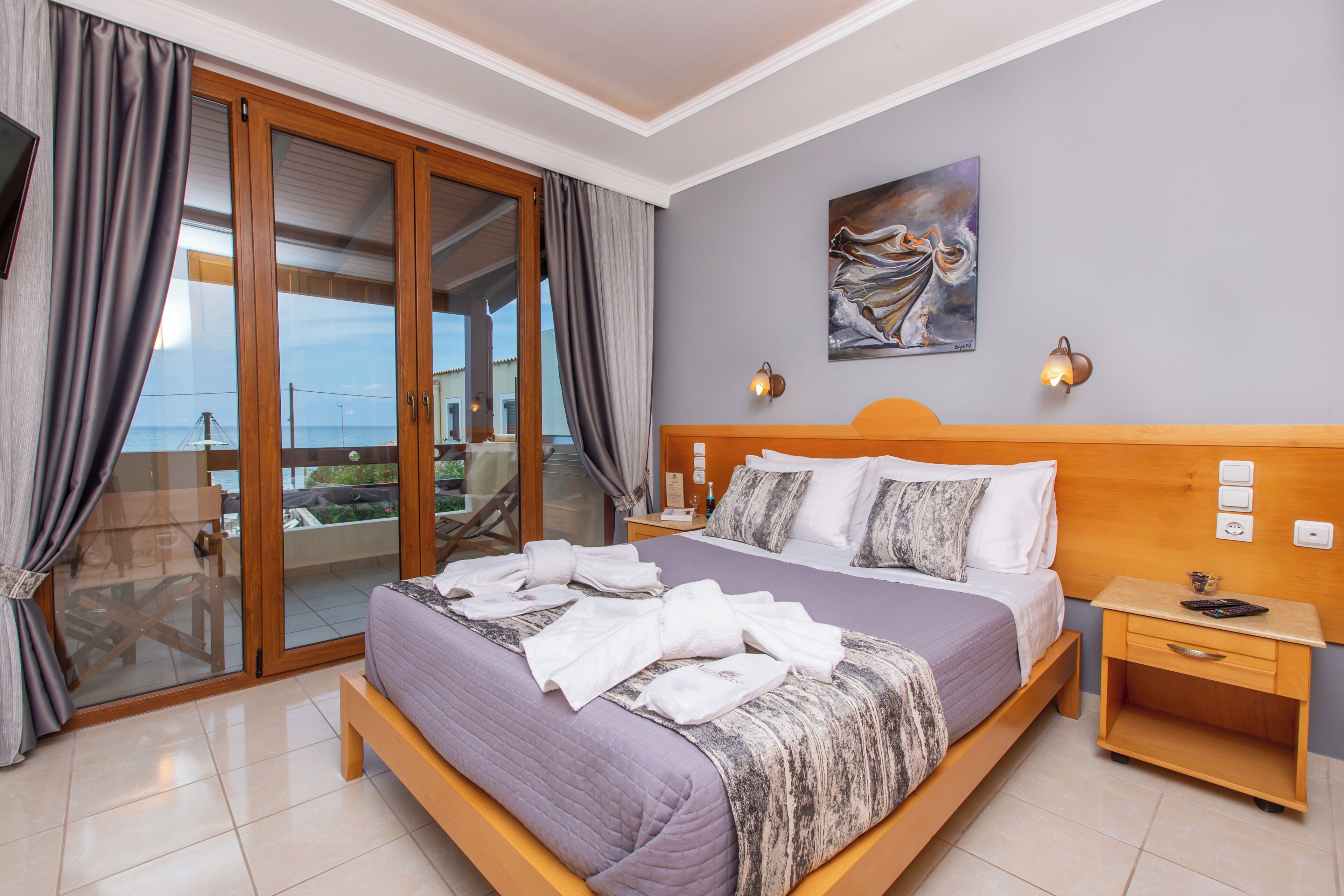 Luxury Villa, Balcony, Sea View | In-room safe, blackout drapes, soundproofing, iron/ironing board