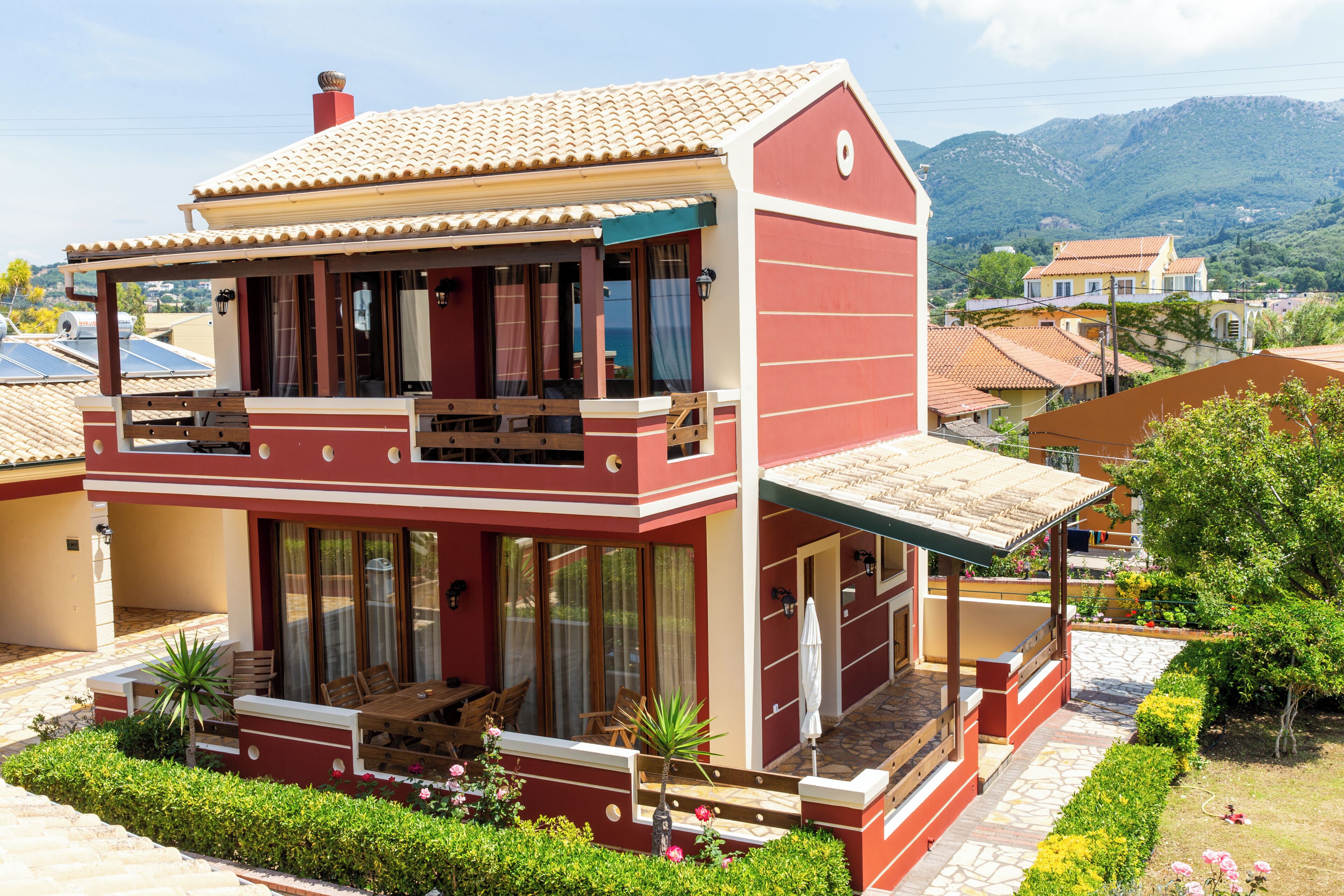 Luxury-Villa, Balkon, Meerblick | Außenbereich